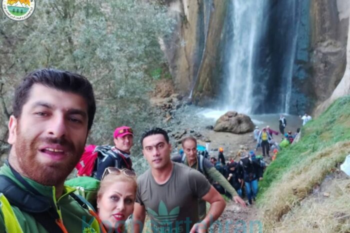 آبشار شاهاندشت قلعه ملک بهمن چشمه الیاس